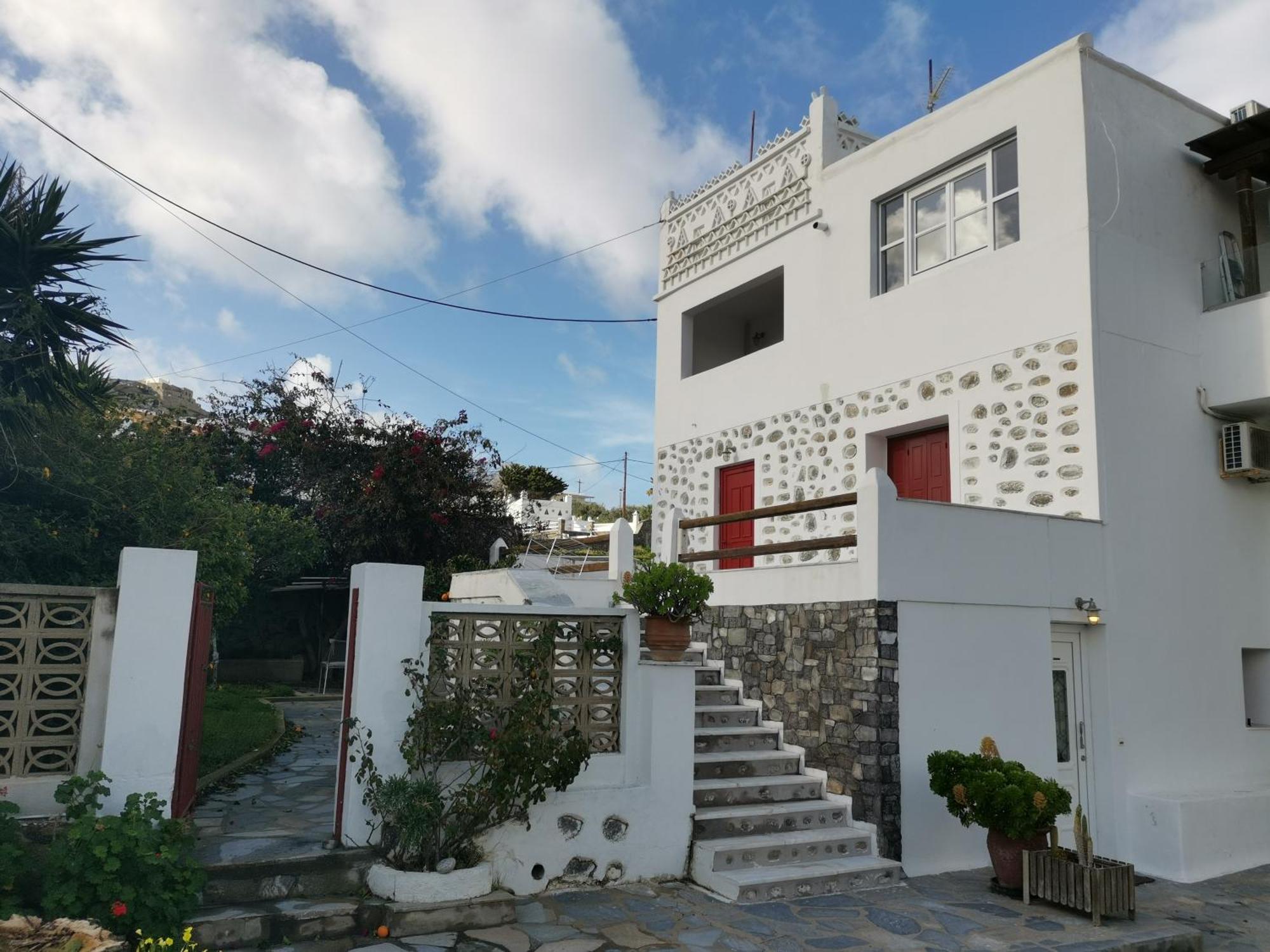 Mykonos Town Villa Vasilis Ornos מראה חיצוני תמונה
